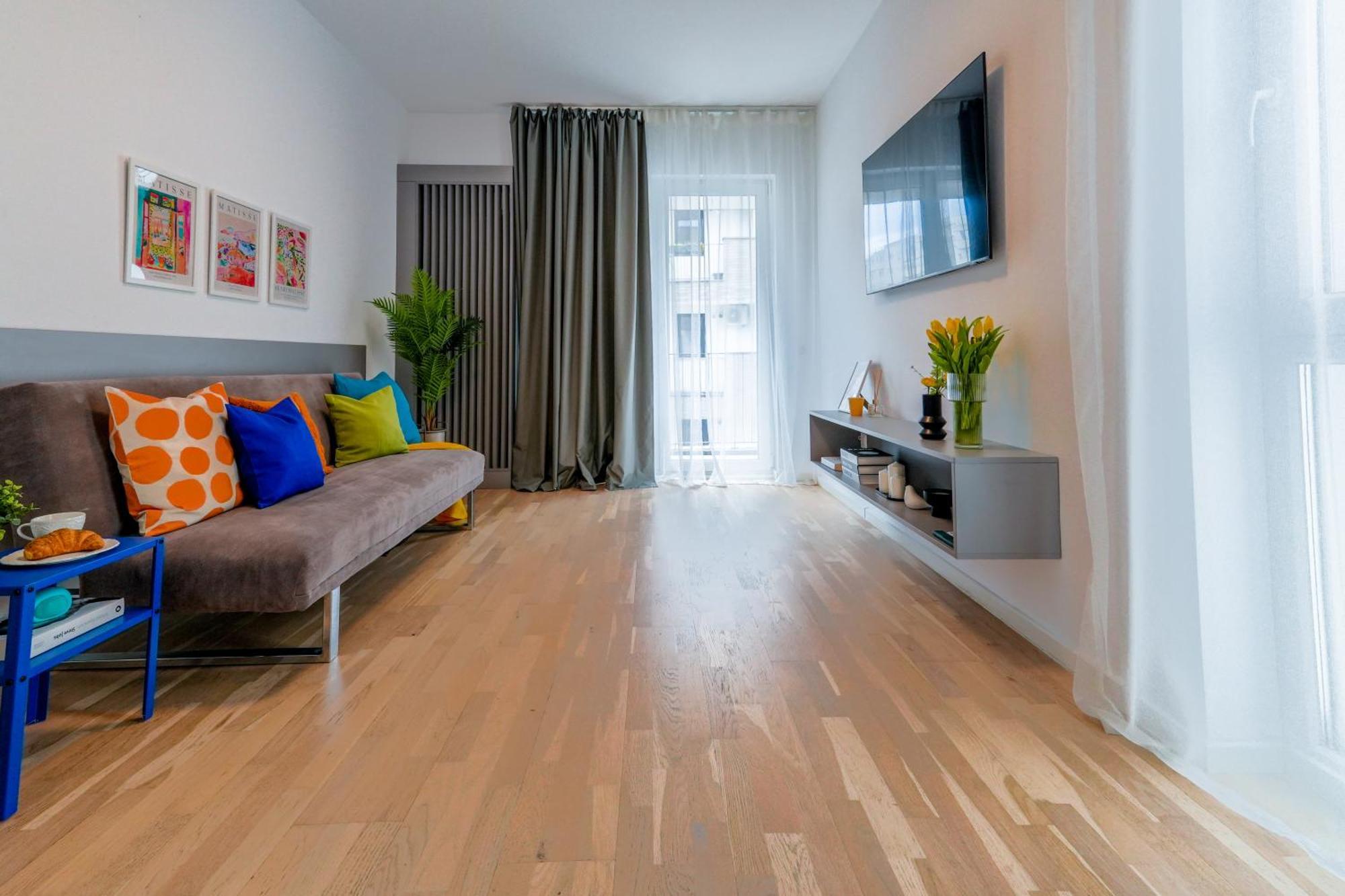 Ana - Cozy & Quiet Apt With Balcony & Garden View Bucharest Exterior photo